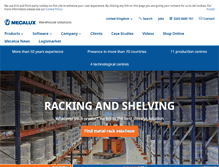 Tablet Screenshot of mecalux.co.uk
