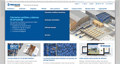 Desktop Screenshot of mecalux.es